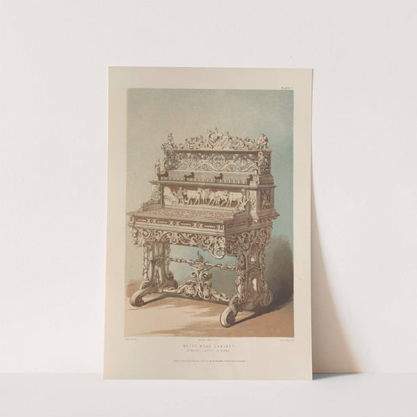 White-wood cabinet (1851 - 1853) by Matthew Digby Wyatt