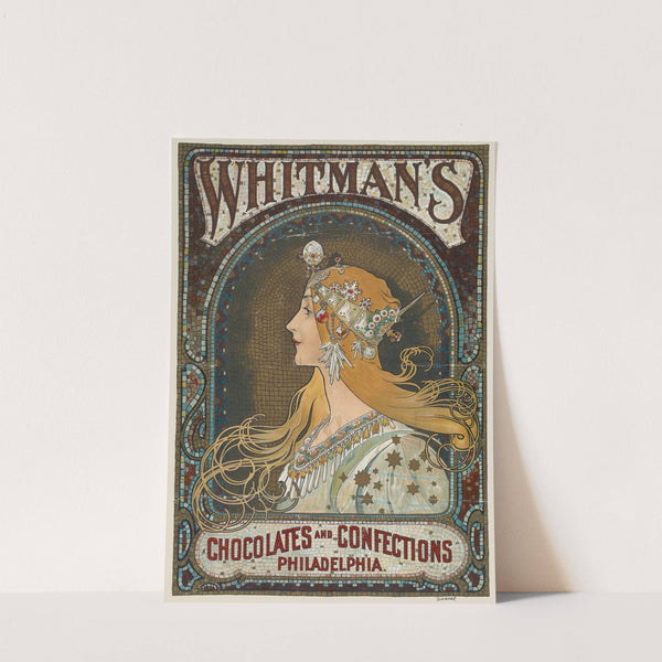 Whitman’s chocolates and confections. Philadelphia (1895 - 1917) by Alphonse Mucha