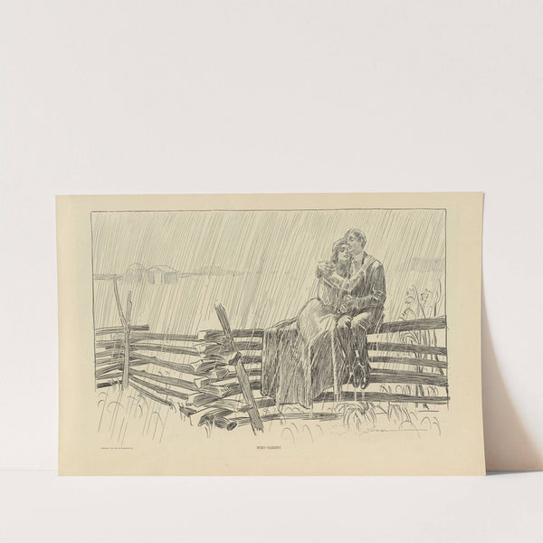 Who cares (1900-1905) by Charles Dana Gibson