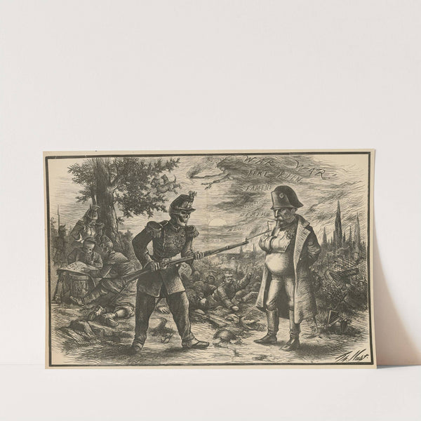 Who goes there; — A friend (1870) by Thomas Nast