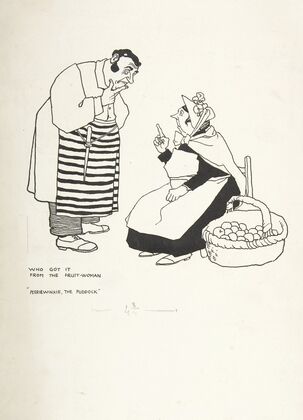 ‘Who Got it from the Fruit-woman’; Peeriwinkie the Puddock, from ‘Topsy-Turvy Tales’