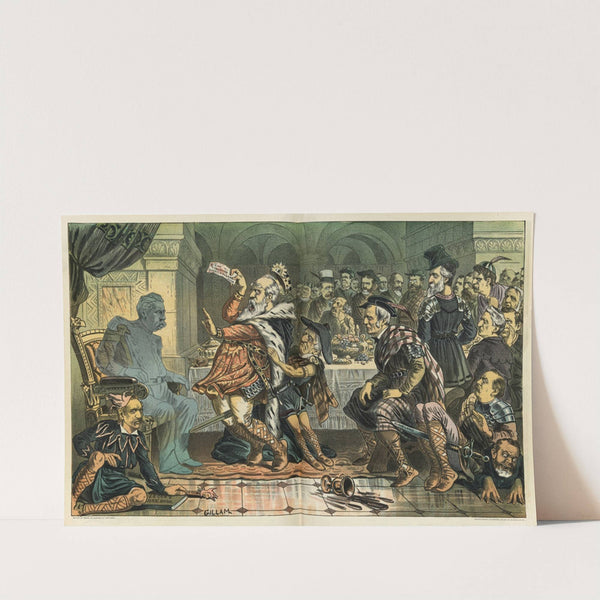 Who killed Hancock (1883) by Bernhard Gillam