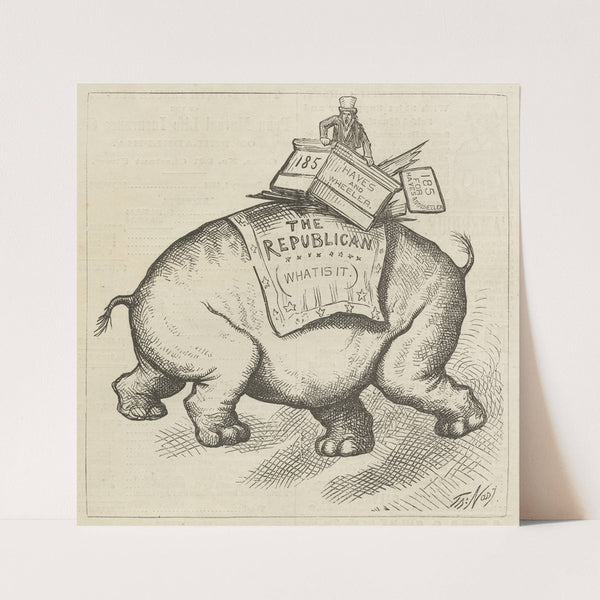 Whoa (1877) by Thomas Nast