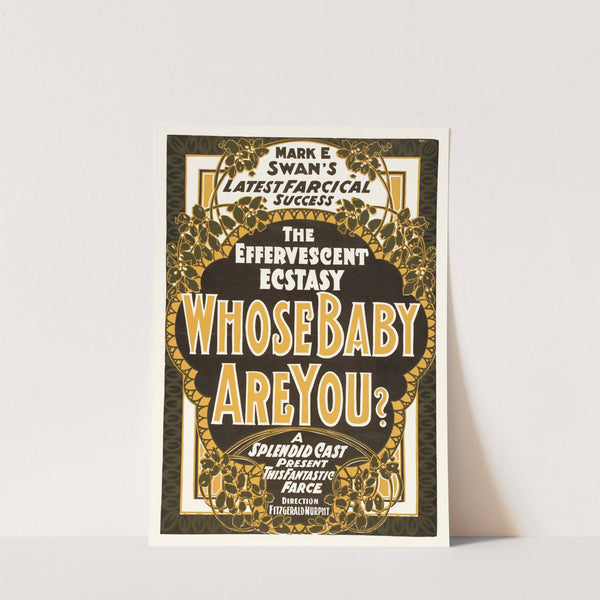 Whose baby are you by U.S. Printing Co.
