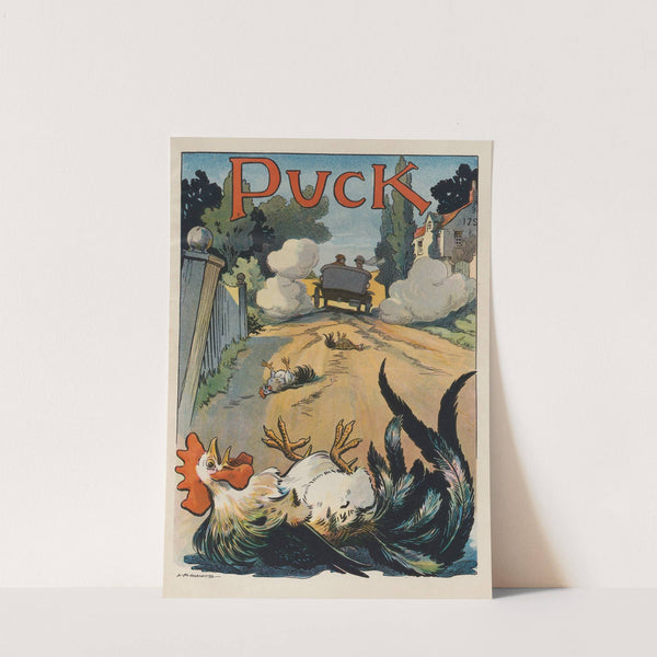 Why does a chicken cross the road (1911) by Louis Glackens