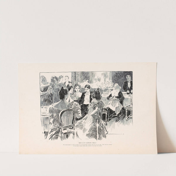 Why is it always thus (1896) by Charles Dana Gibson