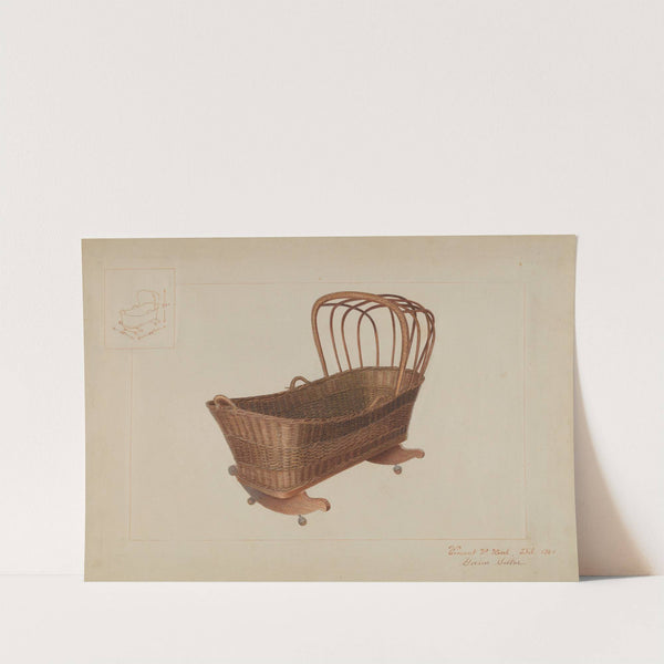 Wicker Cradle by Vincent P. Rosel