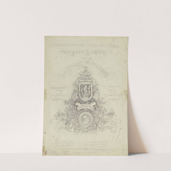 Widmung für Johann Friedrich Städel by Anton Burger