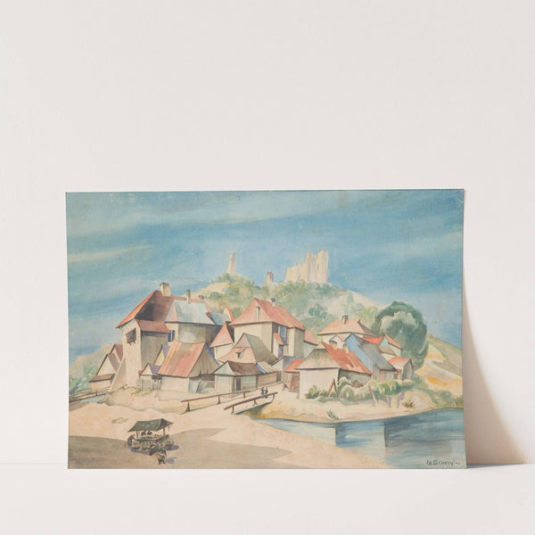 Widok Kazimierza nad Wisłą by Władysław Skoczylas