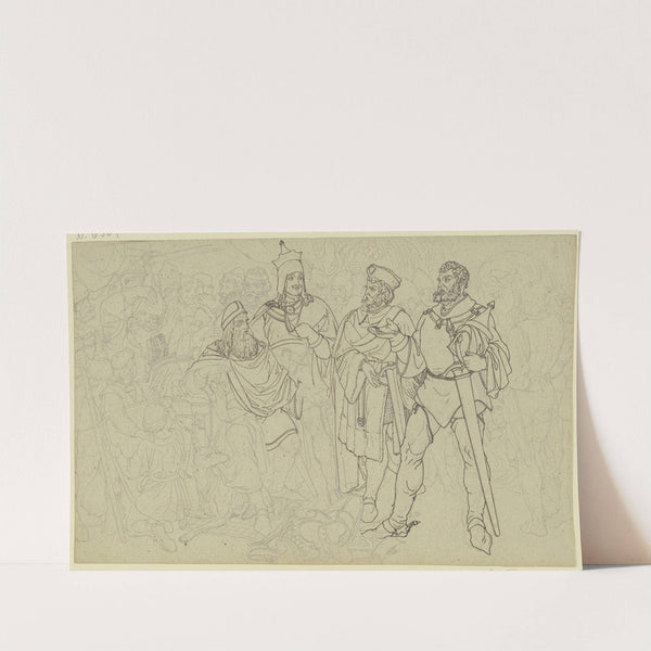 Widukind vor Karl dem Großen by Ferdinand Fellner