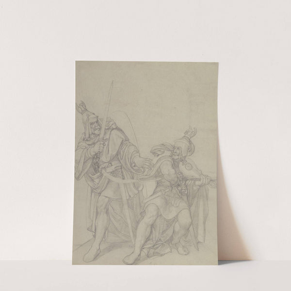 Wie Hagen und Volker Schildwache halten by Ferdinand Fellner