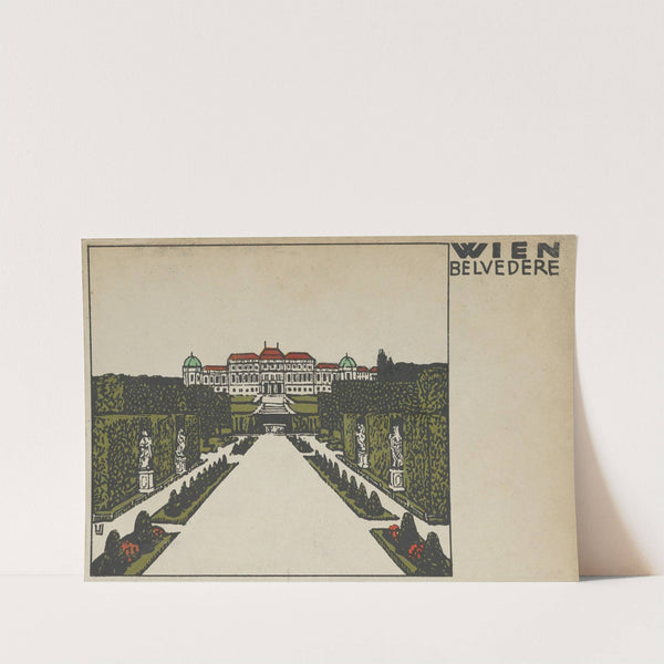 Wien Belvedere (1908) by Urban Janke