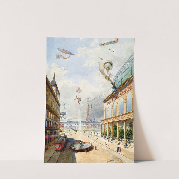 Wien in hundert Jahren by Edmund Krenn