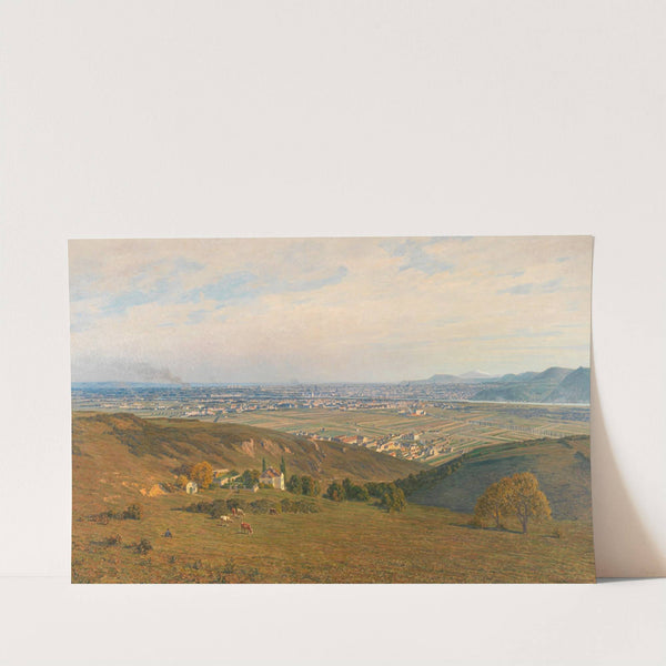 Wien vom Bisamberg (1906) by Maximilian Suppantschitsch