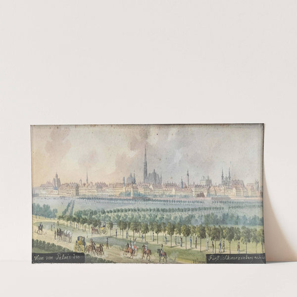 Wien vom Palais Schwarzenberg aus gesehen by Balthasar Wigand