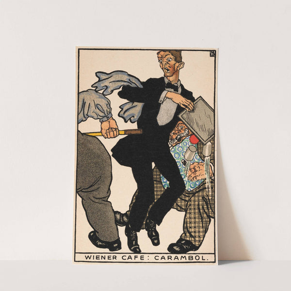 Wiener Café: Carambol (1911) by Moriz Jung