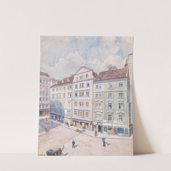 Wiener Häuserfront by Hans Wilt