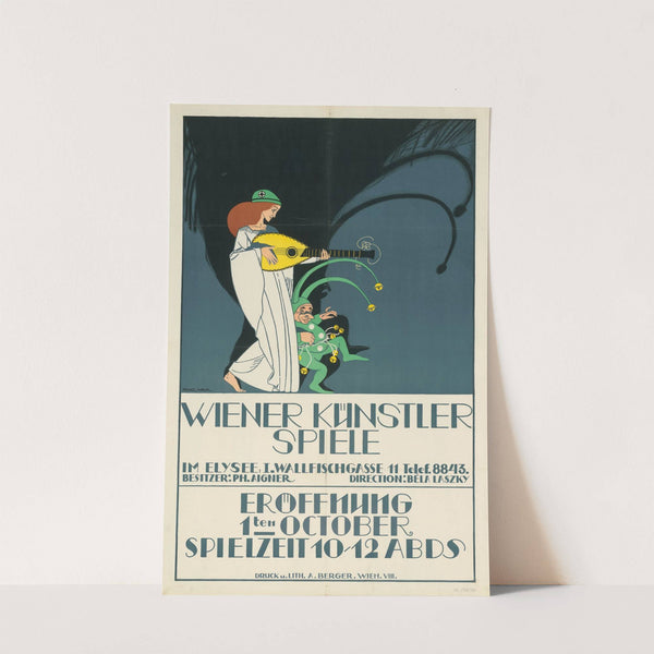 Wiener Künstlerspiele im Elysee (1914) by Franz Wacik