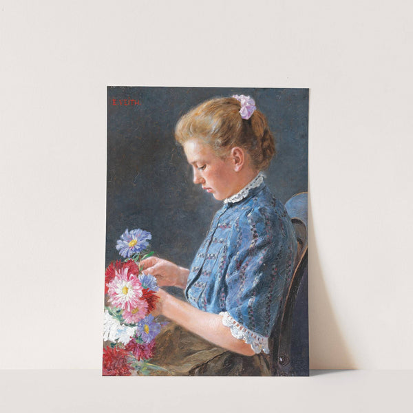 Wiener Mädchen vom Naschmarkt by Eduard Veith