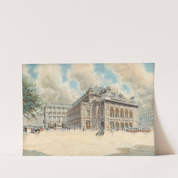 Wiener Staatsoper by Franz Brenner