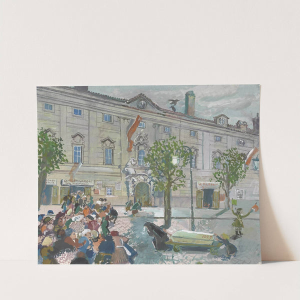 Wiener Straßenbild vom Mai 1945 (1945) by Oskar Laske