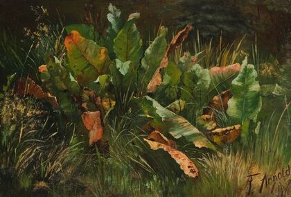 Wiesenstück mit Sauerampfer (1860)