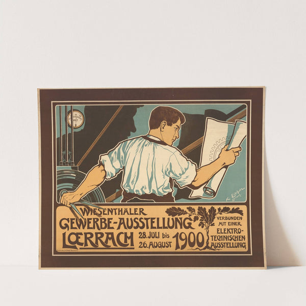 Wiesenthäler Gewerbe-Ausstellung Lœrrach 1900 (1900) by Karl Eichin