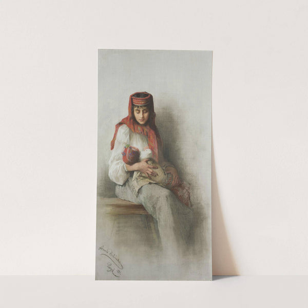 Wieśniaczka z dzieckiem by Anna Bilińska-Bohdanowicz