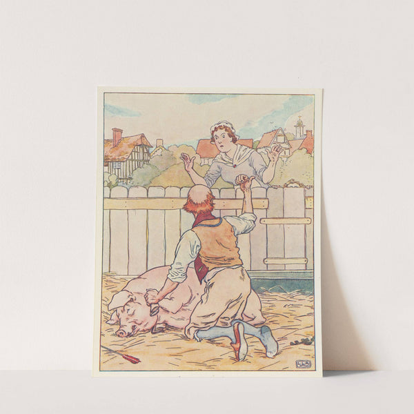 Wife, bring brandy in a spoon. by Leonard Leslie Brooke