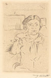 Wife of the Artist (Gattin des Künstlers) (1909)