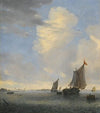 Wijdschip And Other Small Dutch Vessels At The Mouth Of An Estuary