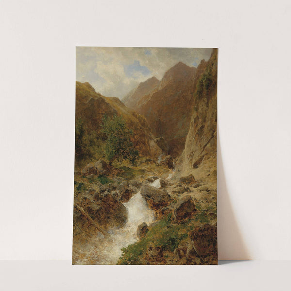 Wildbach by Eduard Peithner von Lichtenfels