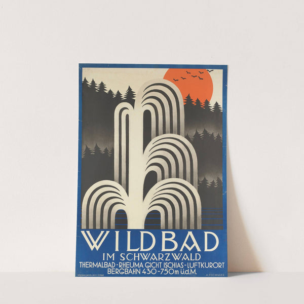 Wildbad im Schwarzwald by A. Fischinger