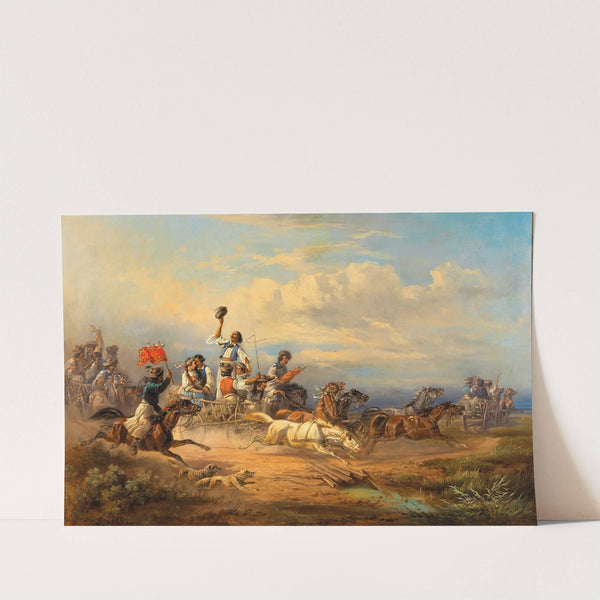 Wilde Fahrt by Adolf van der Venne