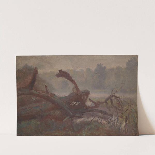 Wilderness; Forest Windfalls, sketch (1902) by Jozef Chelmonski