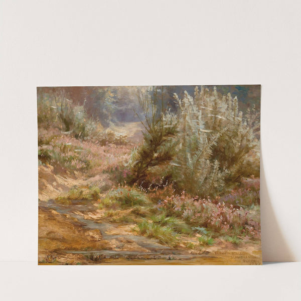 Wildflowers by a Stream by Elizabeth Strong