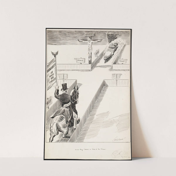 Will They Collide or Stop at the Shrine (1916) by John Tinney McCutcheon