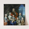Willem Philip Kops (1695-1756), with his Wife and Children by Frans Decker