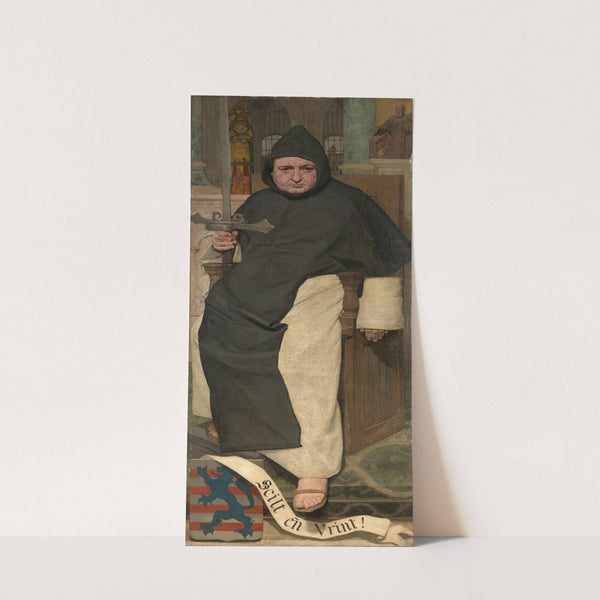 Willem van Saeftinghe, Lay Brother of Ter Doest Abbey by Jan van Beers