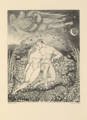 William Blake; etchings from his works Pl.8 (1878)