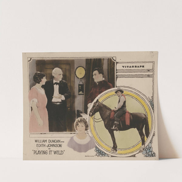 William Duncan and Edith Johnson in 'Playing it wild' by Anonymous