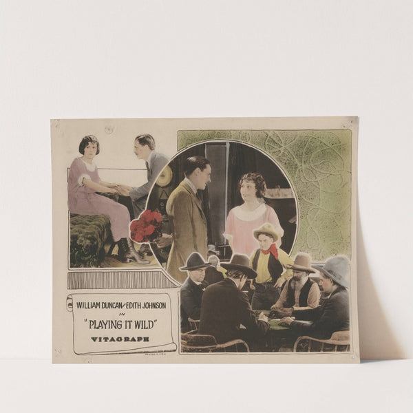 William Duncan and Edith Johnson in 'Playing it wild' by Anonymous