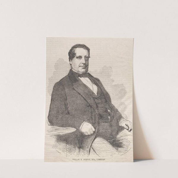 William E. Burton, Esq., Comedian (1858) by Winslow Homer