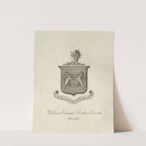 William Edward Dickson Carter by William Mathews