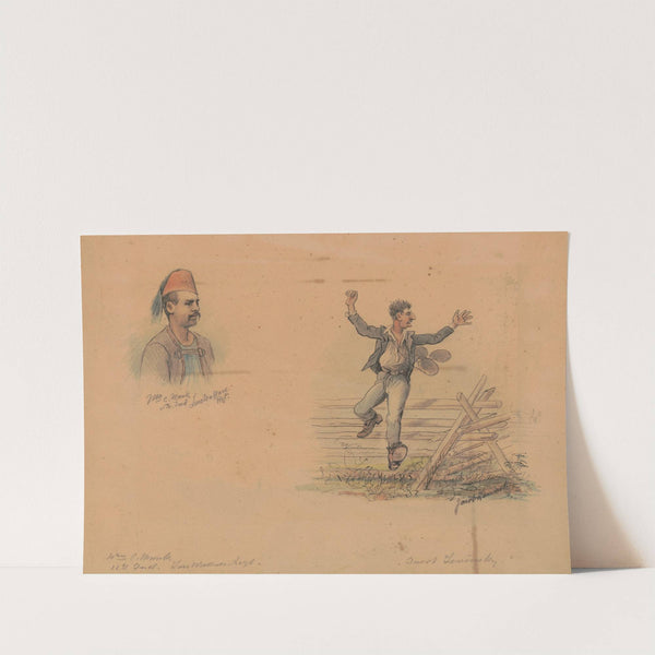 William G. Mank, 11th Indiana Regiment and Jacob Labinsky, 32nd Indiana Regiment by Adolph Metzner