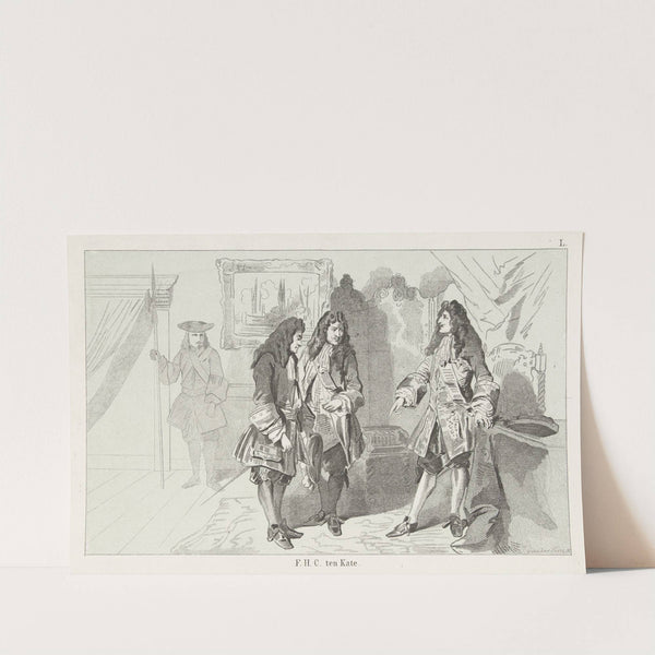 William III’s Reply to the English Ambassadors,1672 (1853-1861) by Herman Frederik Carel Ten Kate