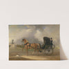 William Massey-Stanley driving his Cabriolet in Hyde Park by John Ferneley