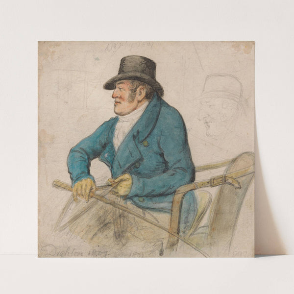 William Molyneaux, second Earl of Sefton: on a Box Seat, Holding Reins and Whip by Robert Dighton