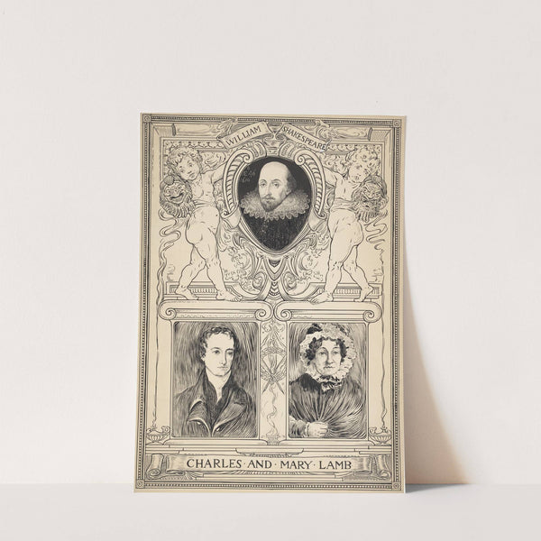 William Shakespeare ; Charles and Mary Lamb (1917-1918) by Louis Rhead