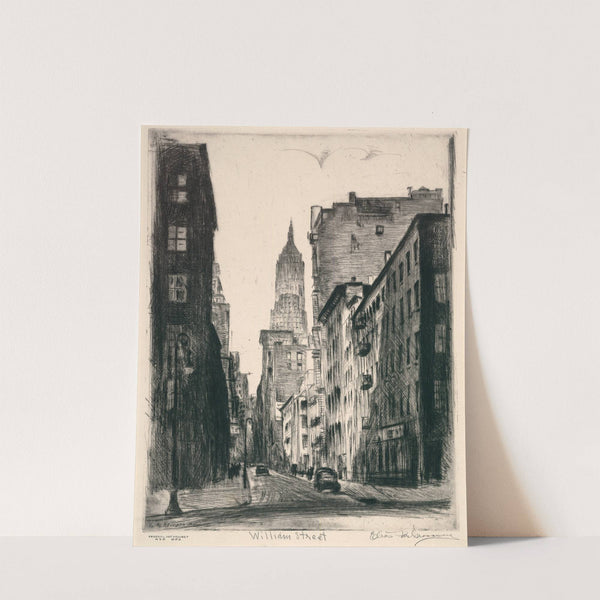 William Street by Elias Grossman
